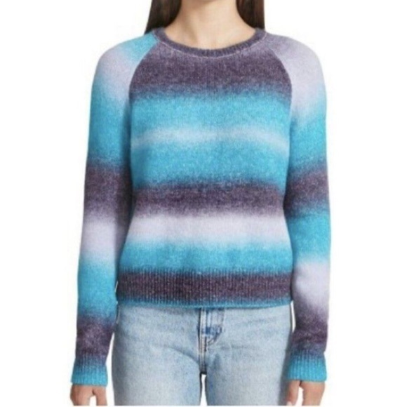 BB Dakota by Steve Madden Blue Ombré Sweater Top - Picture 1 of 4